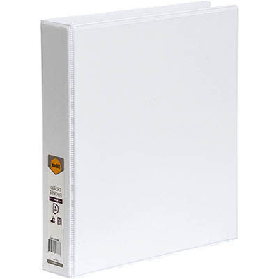 Image for MARBIG CLEARVIEW INSERT RING BINDER 4D 38MM A4 WHITE from Office National Whyalla