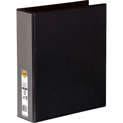 Image for MARBIG CLEARVIEW INSERT RING BINDER 2D 50MM A4 BLACK from Aztec Office National Melbourne