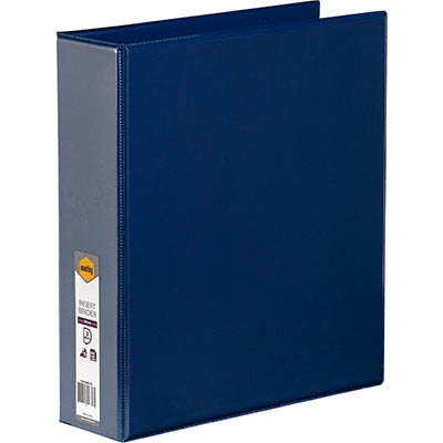 Image for MARBIG CLEARVIEW INSERT RING BINDER 3D 50MM A4 BLUE from Mackay Business Machines (MBM) Office National
