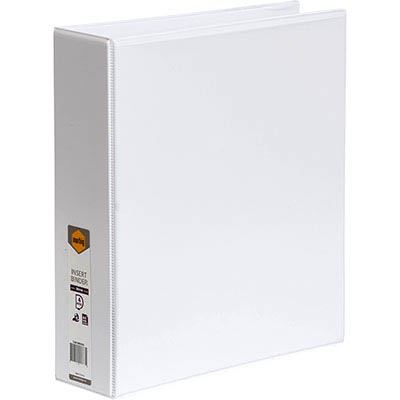 Image for MARBIG CLEARVIEW INSERT RING BINDER 4D 50MM A4 WHITE from Office National Mount Gambier