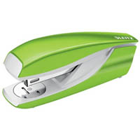 leitz nexxt wow half strip stapler 30 sheet apple green