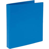 marbig summer colours ring binder 2d 25mm a4 blue