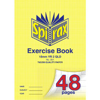spirax 204 exercise book year 2 18mm ruled 70gsm 48 page a4