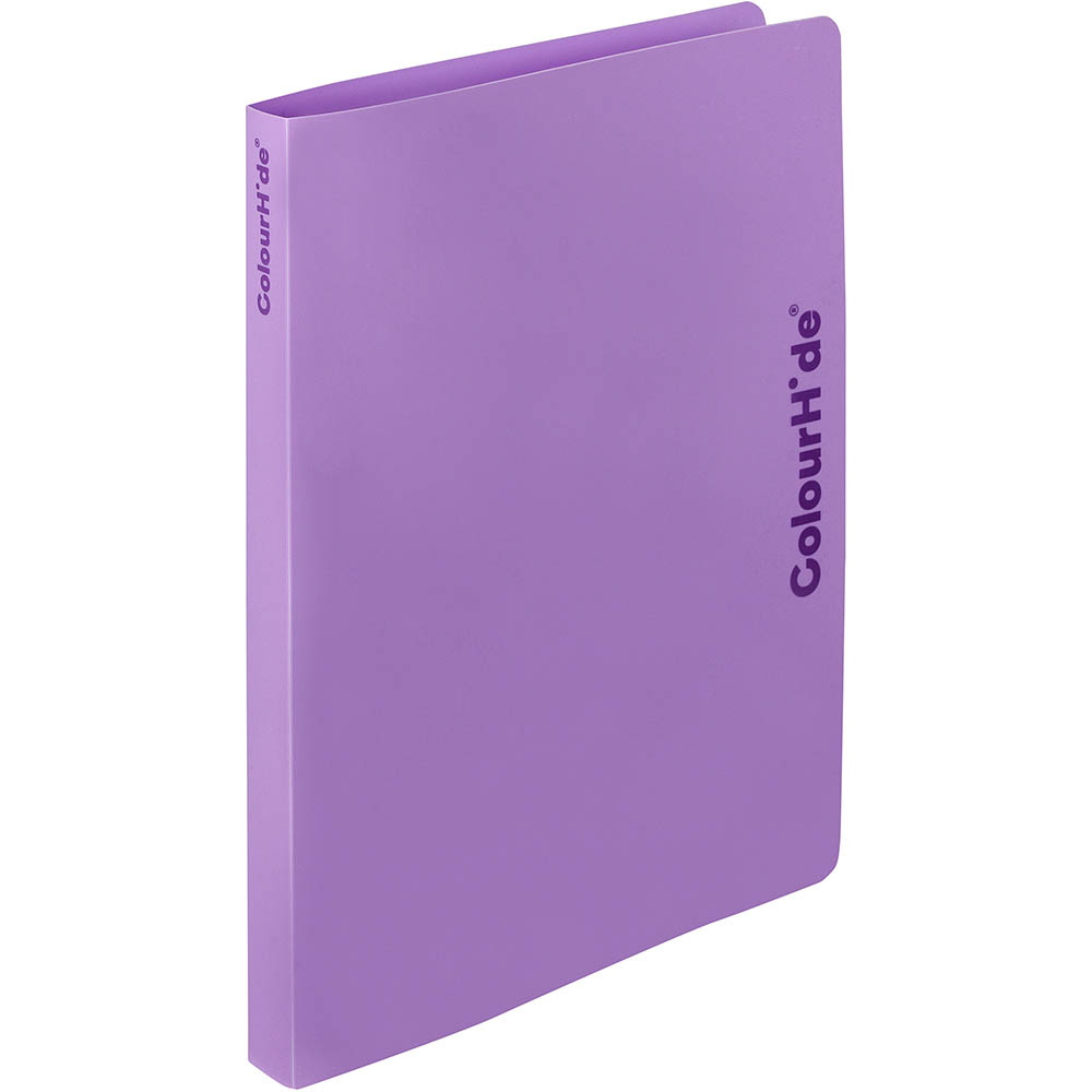 Image for COLOURHIDE RING BINDER PP 2D 18MM A4 PURPLE from Emerald Office Supplies Office National