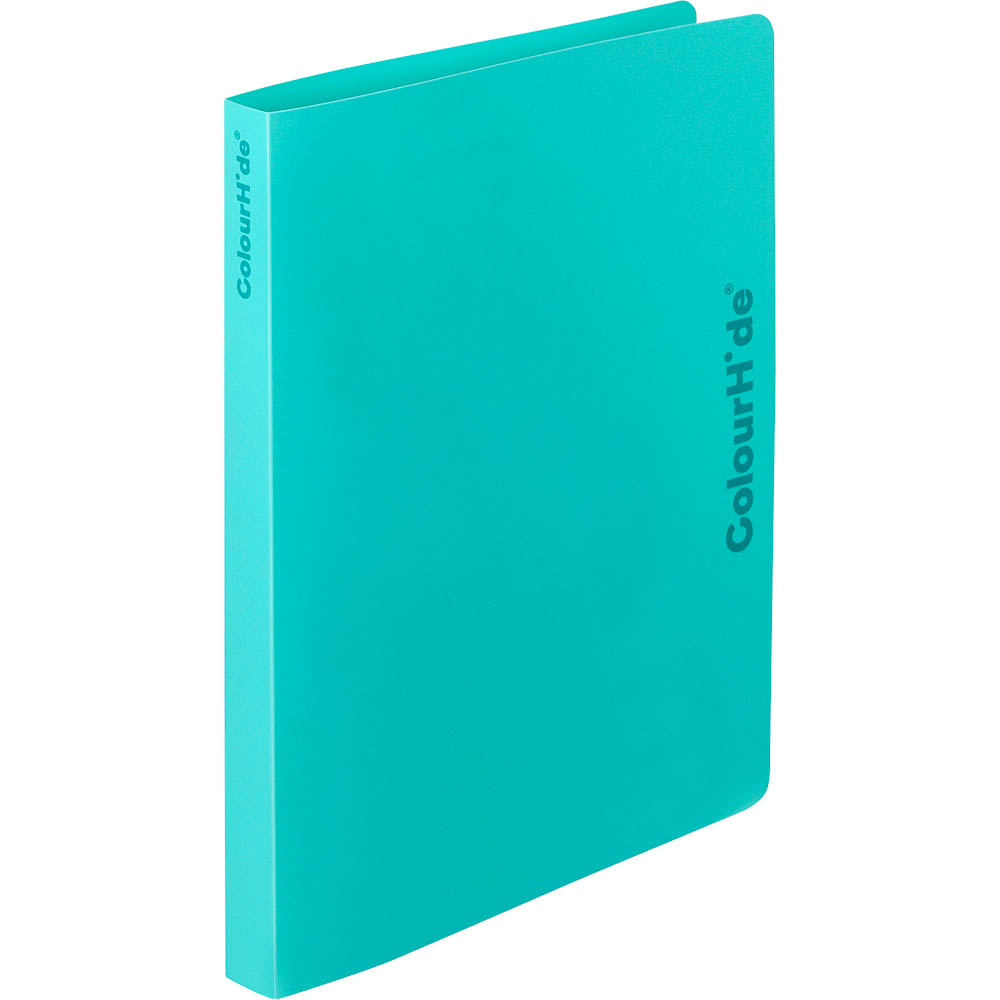 Image for COLOURHIDE RING BINDER PP 2D 18MM A4 AQUA from PaperChase Office National