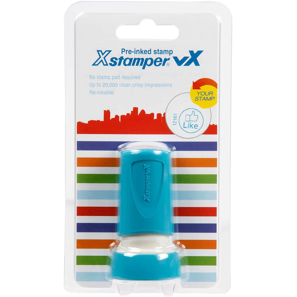 Image for XSTAMPER VX-E MERIT STAMP LIKE BLUE HANGSELL from OFFICE NATIONAL CANNING VALE