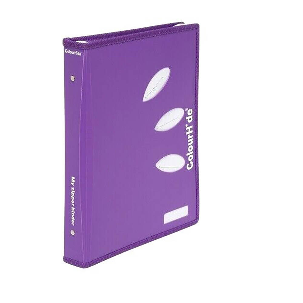 Image for COLOURHIDE RING BINDER 25MM A4 LAVENDER from PaperChase Office National