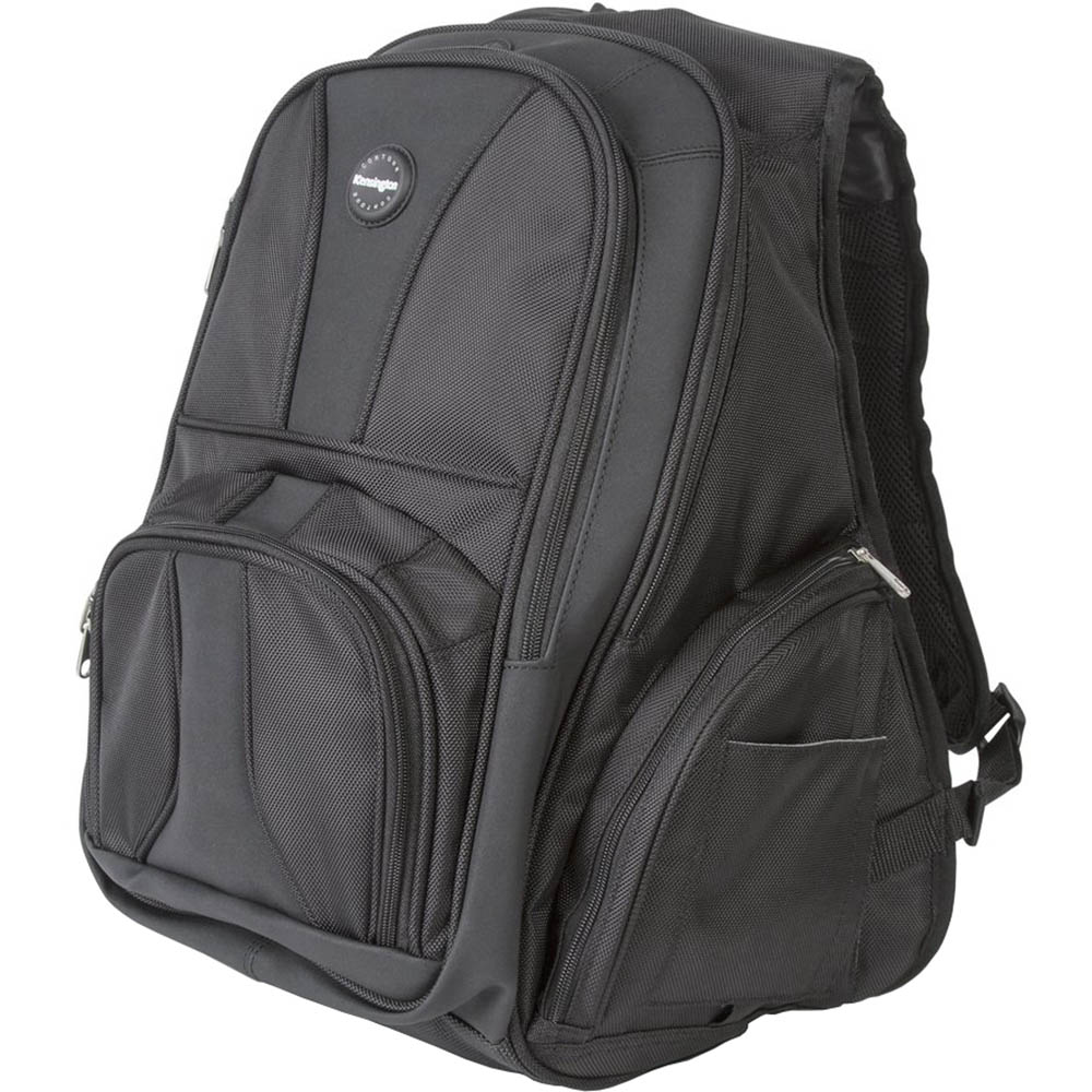 Image for KENSINGTON 16 INCH CONTOUR BACKPACK BLACK from Darwin Business Machines Office National