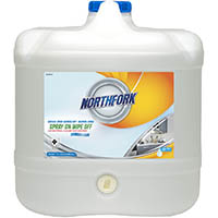 northfork surface spray disinfectant hospital grade spray on wipe off 15 litre