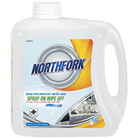 northfork surface spray disinfectant hospital grade spray on wipe off 2 litre