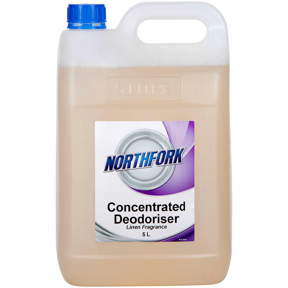 Image for NORTHFORK CONCENTRATED DEODORISER LINEN FRAGRANCE 5 LITRE from Pirie Office National