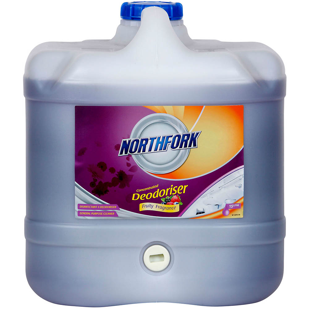 Image for NORTHFORK CONCENTRATED DEODORISER FRUITY FRAGRANCE 15 LITRE from Surry Office National