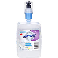northfork instant hand sanitiser gel vanilla cartridge 0.4ml 1 litre