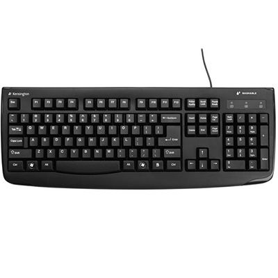 Image for KENSINGTON PRO FIT WASHABLE KEYBOARD USB BLACK from PaperChase Office National