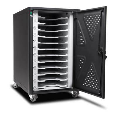 Image for KENSINGTON AC12 CHROMEBOOK CHARGING CABINET BLACK from Mackay Business Machines (MBM) Office National