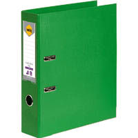 marbig lever arch file 75mm foolscap green