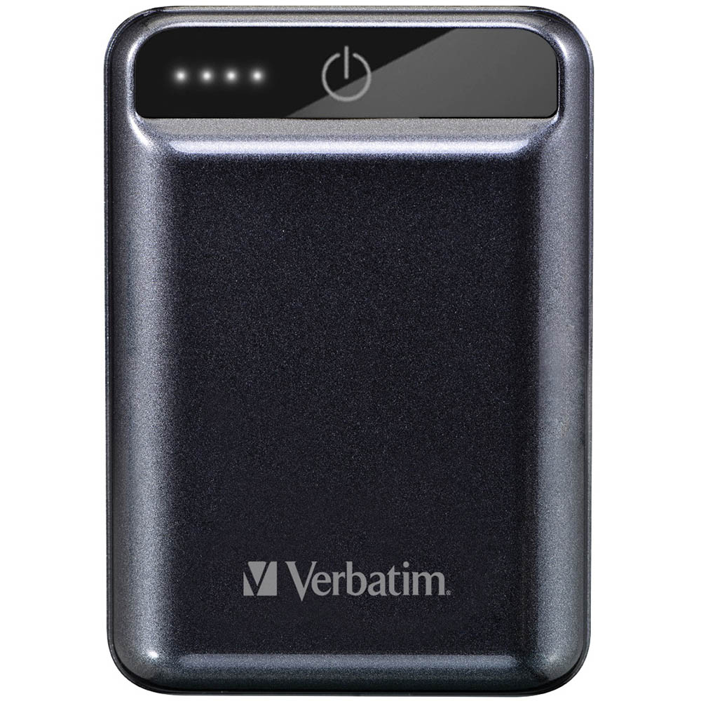 Image for VERBATIM POCKET POWERBANK 10000MAH BLACK from OFFICE NATIONAL CANNING VALE