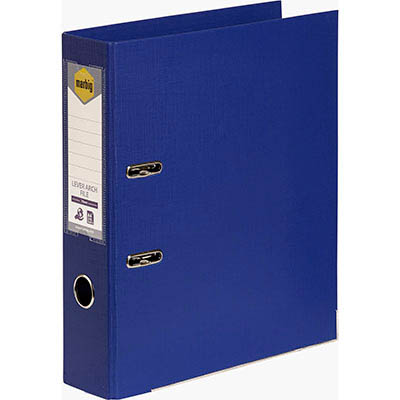 Image for MARBIG LINEN LEVER ARCH FILE PE 75MM A4 BLUE from Our Town & Country Office National