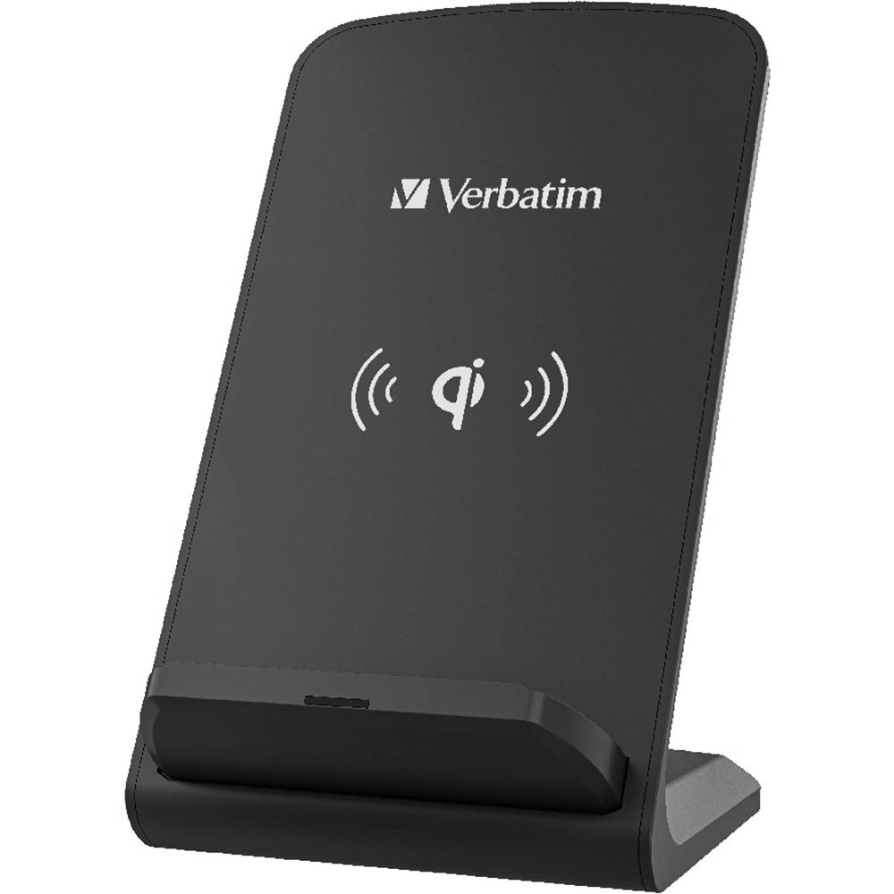 Image for VERBATIM WIRELESS CHARGER STAND 10W GREY from Office National Kalgoorlie