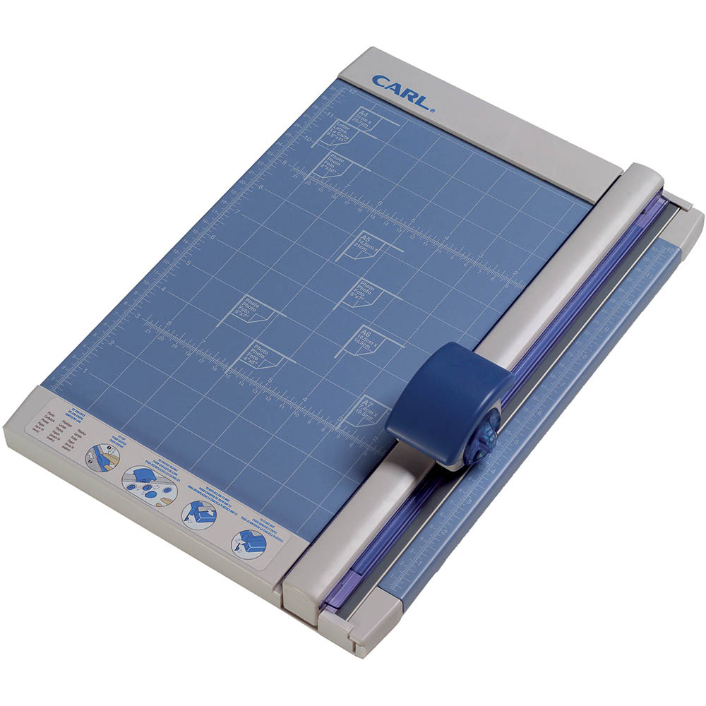 Image for CARL RT200 ROTARY TRIMMER 10 SHEET A4 BLUE/SILVER from Pirie Office National