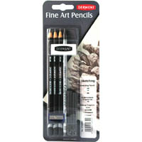 derwent sketching mixed media assorted pack 6