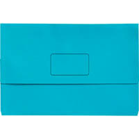 initiative document wallet 345 x 225mm blue pack 50