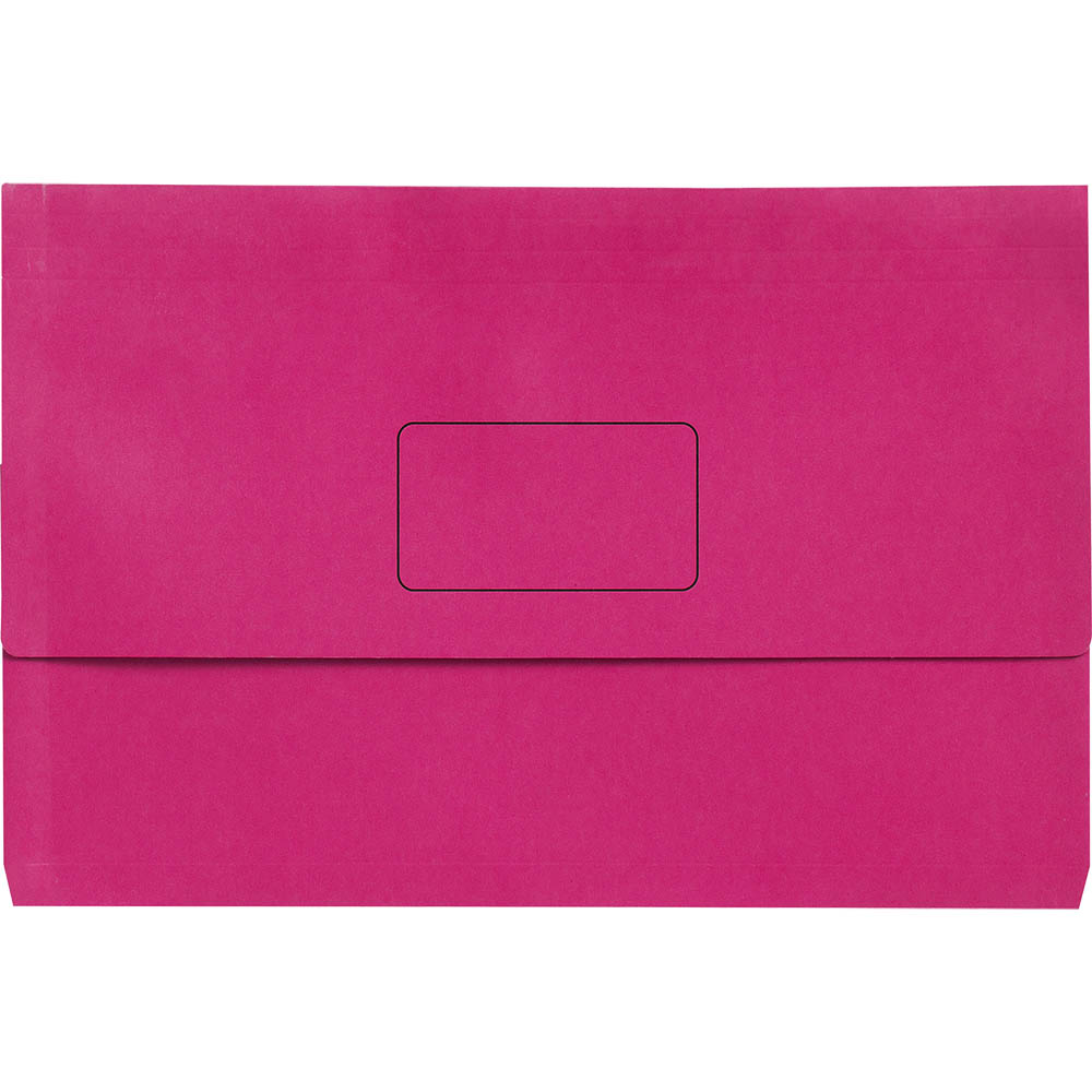 Image for INITIATIVE DOCUMENT WALLET 345 X 225MM PINK PACK 50 from OFFICE NATIONAL CANNING VALE
