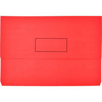 initiative document wallet 345 x 225mm red pack 50