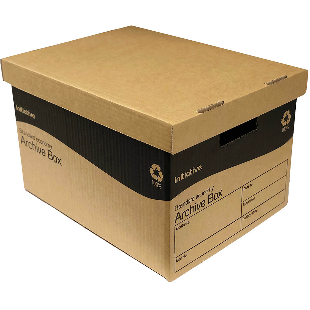 Image for INITIATIVE STANDARD ARCHIVE BOX 420 X 315 X 260MM from Emerald Office Supplies Office National