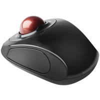 kensington orbit trackball mouse mobile black/red