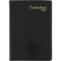 cumberland 77pbk pocket diary week to view a7 black