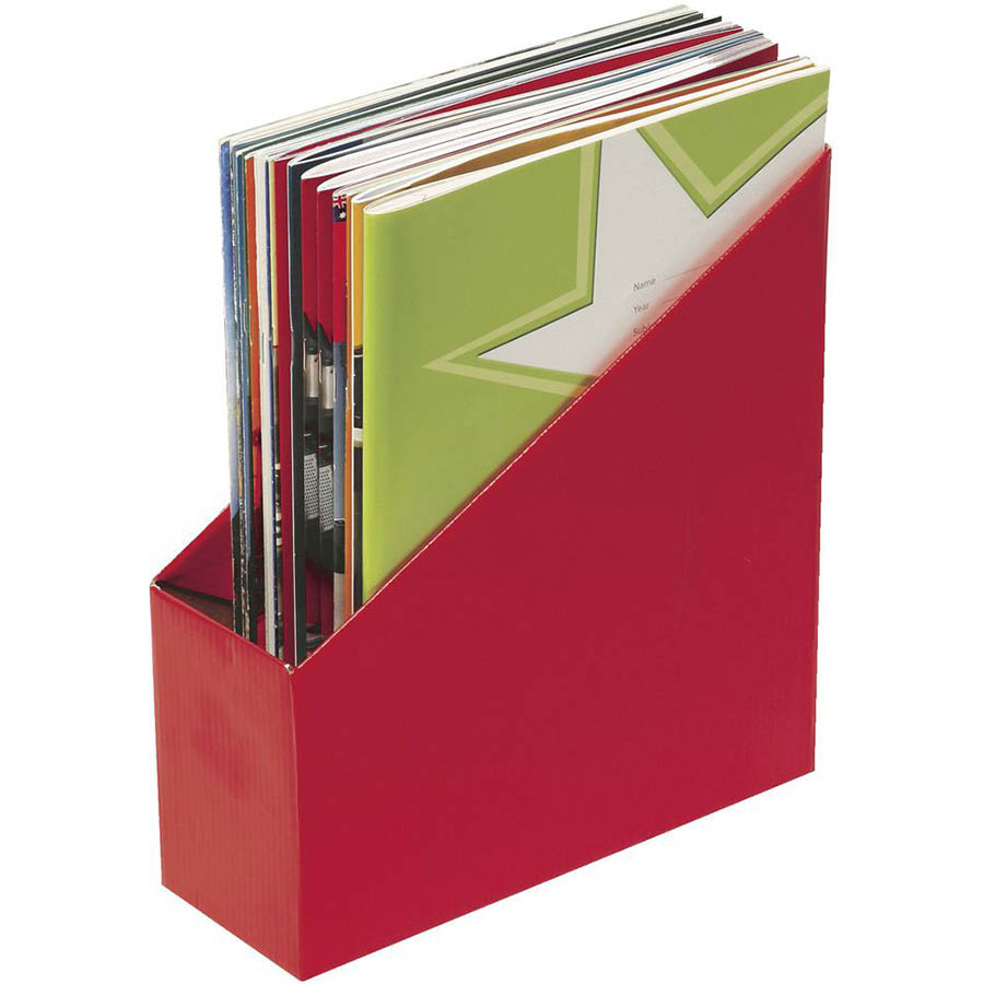 Image for MARBIG BOOK BOX SMALL RED PACK 5 from Angletons Office National