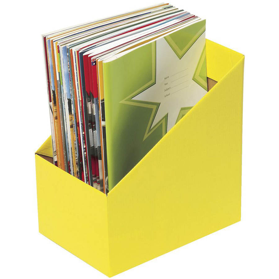 Image for MARBIG BOOK BOX LARGE YELLOW PACK 5 from Complete Stationery Office National (Devonport & Burnie)