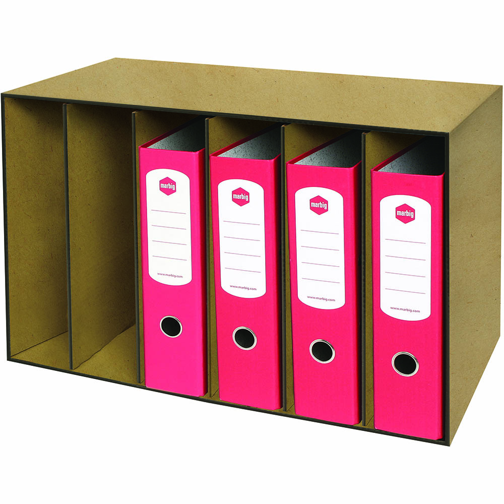Image for MARBIG STOR-A-FILE ORGANISER KRAFT from Office National Whyalla
