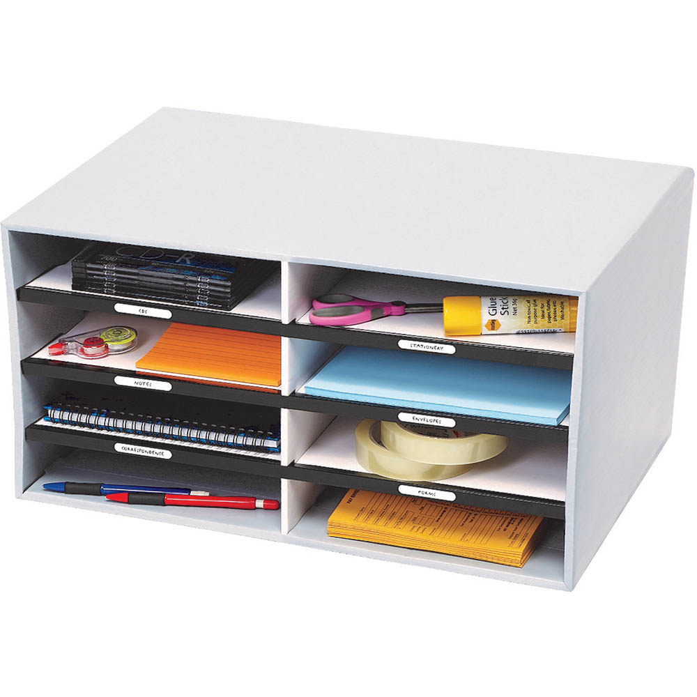 Image for MARBIG SORT-N-STOR STORAGE BOX GREY from Discount Office National