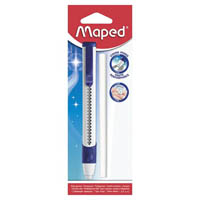 maped gom eraser pen with refill white/blue
