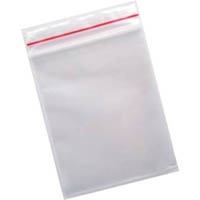 marbig resealable polybags 45 micron 305 x 230mm clear pack 100