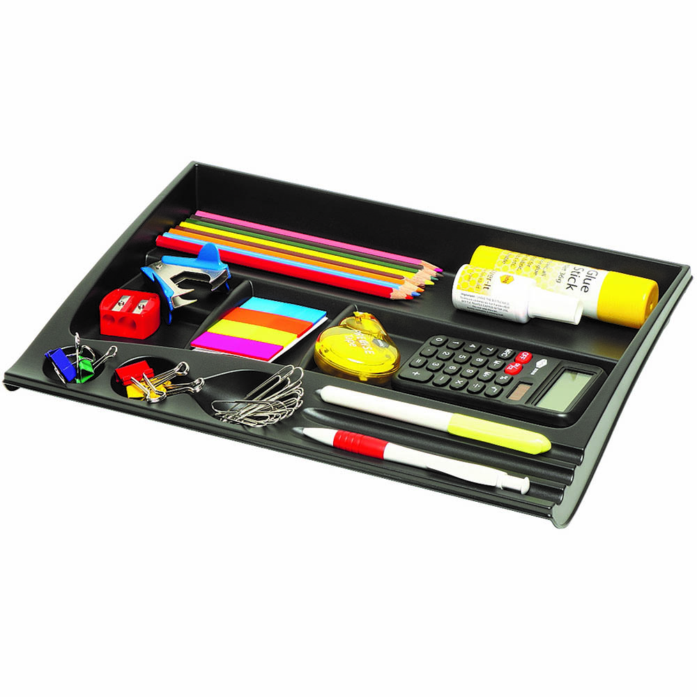 Image for MARBIG ENVIRO DESK DRAWER TIDY BLACK from Mackay Business Machines (MBM) Office National