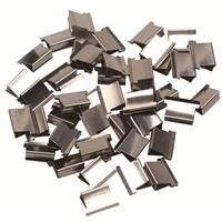 marbig fast clip refills medium stainless steel pack 50