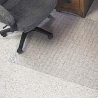 marbig duramat chairmat pvc keyhole grid pattern low pile carpet 1140 x 1340mm