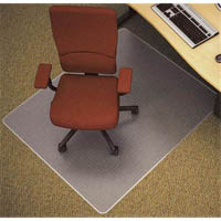 marbig duramat chairmat pvc rectangular low pile carpet 1160 x 1520mm