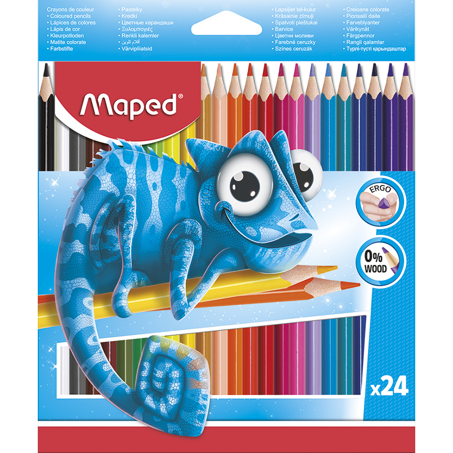 Image for MAPED PULSE COLOURING PENCILS BOX 24 ASSORTED from AASTAT Office National