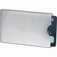 durable secure rfid credit card wallet mono opaque pack 10