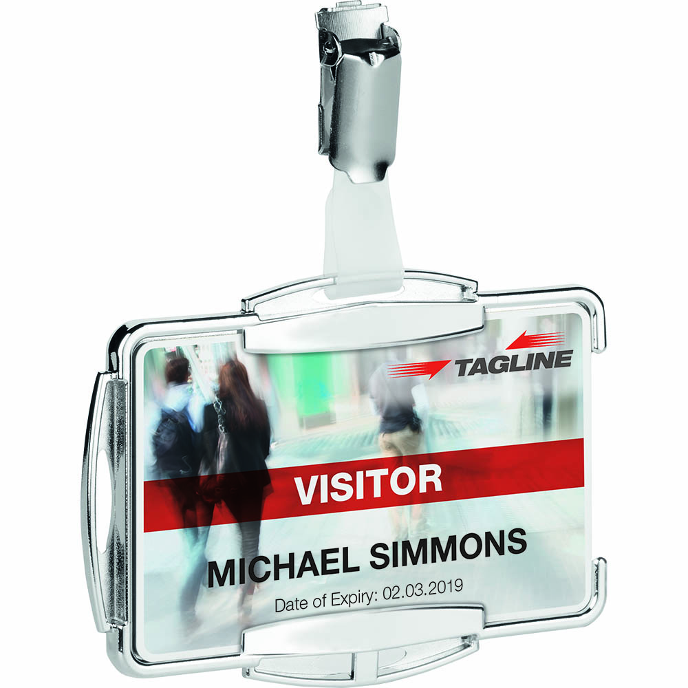 Image for DURABLE SECURE RFID CARD HOLDER MONO SILVER PACK 10 from Angletons Office National