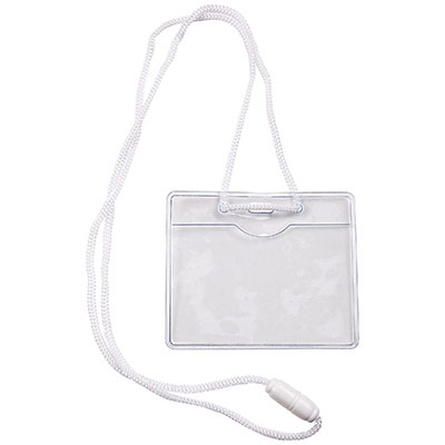 Image for REXEL CARDHOLDER WITH LANYARD CLEAR PACK 10 from Discount Office National