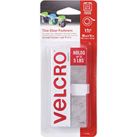 velcro brand® fastener tape 19 x 460mm clear