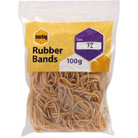 marbig rubber bands size 12 100g