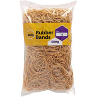 marbig rubber bands size 18 500g