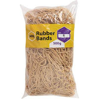 marbig rubber bands size 19 500g