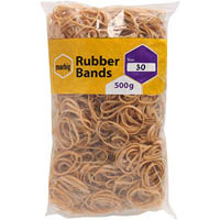 marbig rubber bands size 30 500g